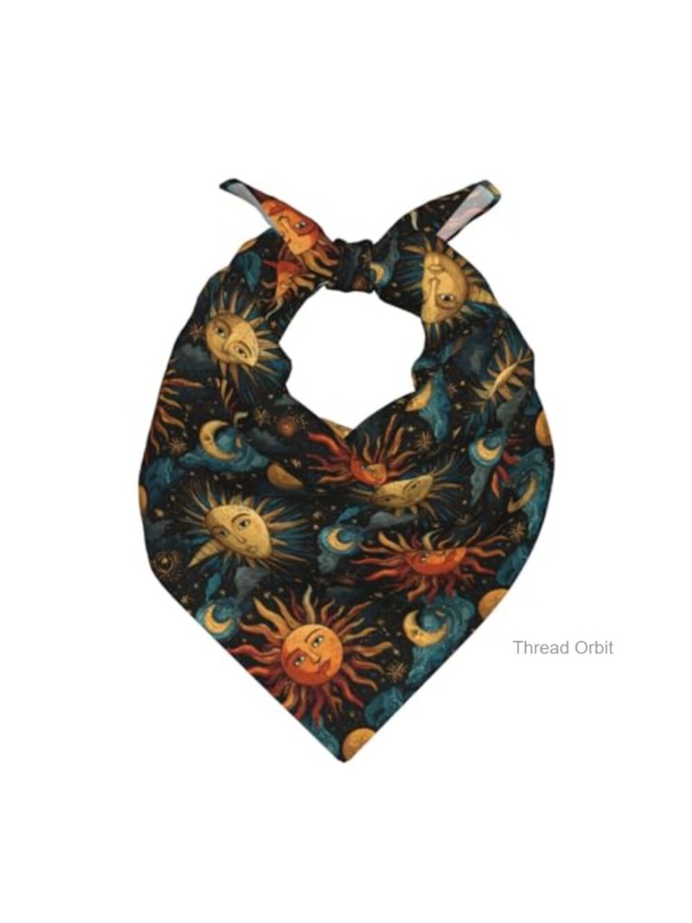 22in Square Bandana Head Scarf Neck Wrap 100% Polyester Unisex Multi-Use